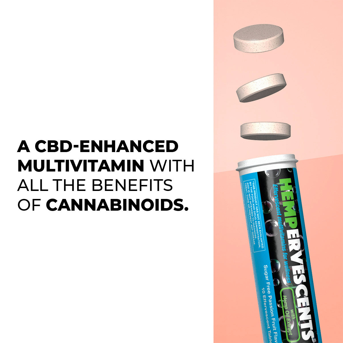 Effervescent Multivitamin Tablets with CBD